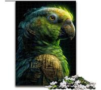Puzzles pour Adultes 1000 pièces Cosmic Parrot Jigsaw Adult Game Gift Family Interactive Game Brain Challenge Gift Taille 50x75cm