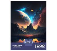 Puzzles pour Adultes 1000 Pièces Cosmic Universe Odyssey Puzzle Casse-tête Jeu Anti-Stress Cadeau Unique d'anniversaire Et De Noël 70x50cm/1000pcs