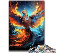 Puzzles pour Adultes 1000 pièces Couleur Fantasy Phoenix pour Les 14 Ans et Plus Jeux Amusants Activités Amusantes à la Maison, Cadeaux d'anniversaire, Cadeaux de Voyage 38x26cm