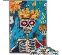 Puzzles pour Adultes 1000 pièces Couronne de crâne Style Basquiat, Jeux, Jouets, Cadeaux d'anniversaire Uniques pour Les Enfants de 14 Ans et Plus (Taille 26x38cm)