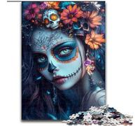 Puzzles pour Adultes 1000 pièces Crânes mexicains, Jeux éducatifs, décoration d'intérieur, idéal comme Cadeau pour Toute la Famille (Taille 50x75cm)
