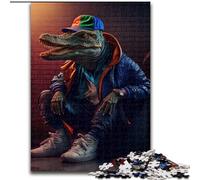 Puzzles pour Adultes, 1000 pièces Crocodile Dancer Puzzles 1000 pièces pour Adultes Idéal pour Le Plaisir en Famille - Cadeau Parfait pour Les Vacances, Les Anniversaires (Taille 26x38cm)