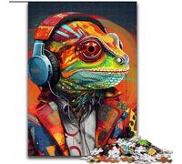 Puzzles pour Adultes 1000 pièces Crocodiles du Nil Puzzles en Carton, Casse-tête Stimulant pour Adolescents, Jeu interactif Familial Amusant 1000 pièces(26x38cm)