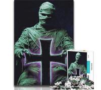 Puzzles pour Adultes 1000 pièces Croix de la Momie, Jouet éducatif et décompressant, Cadeau d'anniversaire, Cadeaux (75x50cm)
