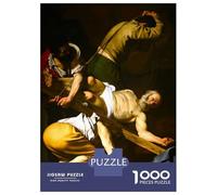 Puzzles pour Adultes 1000 Pièces Crucifixion of Saint Peter Puzzle pour Adultes, Jeu De Réflexion, Cadeaux pour Femmes, Activités Amusantes À La Maison 70x50cm/1000pcs