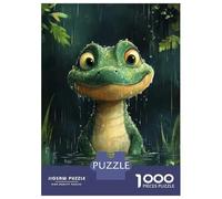 Puzzles pour Adultes 1000 Pièces Cute Frog in The Rain Puzzle Jeux Relaxants Difficile, Difficile, Stimulant À Terminer 70x50cm/1000pcs