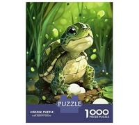 Puzzles pour Adultes 1000 Pièces Cute Turtle Puzzle Adulte Jeu Manuel Assemblage De Motifs Difficile À Compléter 38x26cm/1000pcs