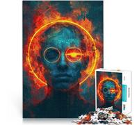 Puzzles pour Adultes 1000 pièces Cyborg Extraterrestre Séjour Anti-Stress pour Tuer Le Temps Super Cadeau 75x50cm
