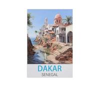 Puzzles pour Adultes 1000 Pièces，Dakar Sénégal，Puzzles en Papier pour Adultes Décompression Jouets Puzzle,Puzzles Classiques（50x70cm）-FQ45