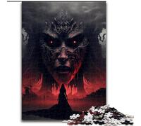Puzzles pour Adultes 1000 pièces Dark Arts en Bois, pour Les Anniversaires, Noël, Halloween, Thanksgiving et Pâques(1000 pièces, 50x75cm)