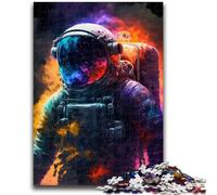 Puzzles pour Adultes 1000 pièces d'astronautes colorés, Jeu éducatif Familial, à Offrir en Cadeau à Toute la Famille, à partir de 14 Ans, 26x38cm