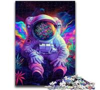 Puzzles pour Adultes 1000 pièces d'astronautes psychédéliques, Jeux éducatifs, décoration d'intérieur, Cadeau d'anniversaire, Cadeaux pour Les 14 Ans et Plus, 50x75cm