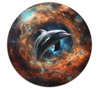 Puzzles pour Adultes 1000 pièces Dauphin Animal Fantastique. Ce Puzzle de 1000 pièces développe la Coordination œil-Main. Idéal comme Cadeau d'anniversaire (67,5 x 67,5 cm).