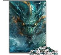 Puzzles pour Adultes 1000 pièces de Dragon mystérieux, Parfaits pour Les Adolescents, Les Liens familiaux, Les Casse-têtes et Les décorations d'intérieur DIY (Taille 50x75cm)
