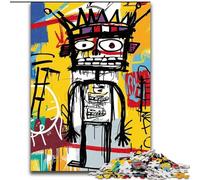 Puzzles pour Adultes 1000 pièces de Style Basquiat, Parfaits pour Les Adolescents, Les Liens familiaux, Les Casse-têtes et Les décorations d'intérieur DIY (Taille 26x38cm)