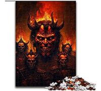 Puzzles pour Adultes, 1000 pièces, Démons de l'enfer, pour la Famille et Les Amis, Convient aux Personnes de 14 Ans et Plus (Taille : 26x38cm)