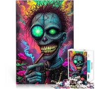 Puzzles pour Adultes 1000 pièces “des Zombies horribles” Fait de Papier，pour Les 14 Ans et Plus Jeu éducatif pour Les familles Cadeau Amusant。Taille：38x52cm/14.9x20.4pouce
