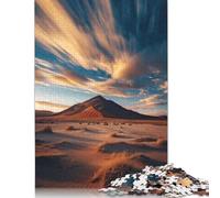 Puzzles pour Adultes 1000 pièces Desert Twilight Rush Puzzles pour Adultes pour Jeux éducatifs Décoration d'intérieur (38x26cm)