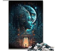 Puzzles pour Adultes 1000 pièces Dieu de la Sagesse Puzzle 1000 pièces Un Casse-tête Stimulant pour Les Adolescents, Amusant en Famille, Cadeau de décoration d'intérieur DIY (Taille 26x38cm)