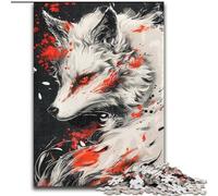 Puzzles pour Adultes 1000 pièces Dieu des Renards, Jeu d'activités familiales 1000 pièces pour Adolescents, Casse-tête Stimulant (Taille 26x38cm)