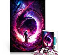 Puzzles pour Adultes 1000 pièces Dieu Difficile à réaliser mais Amusant et Humoristique avec Affiche et Feuille de Questions correspondantes 38x26cm