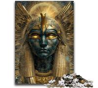 Puzzles pour Adultes 1000 pièces Dieu égyptien Antique Ra Difficile à compléter mais Amusant et Humoristique avec Affiche et fiche de Questions-réponses Assorties 50x75cm