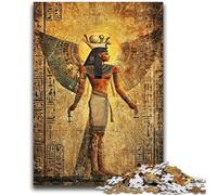 Puzzles pour Adultes 1000 pièces Dieu égyptien Antique Ra Jouets éducatifs Jeux Anti-Stress Décoration d'intérieur Unique et Cadeaux 50x75cm