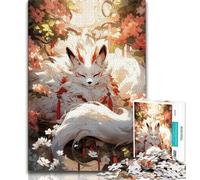 Puzzles pour Adultes 1000 pièces Dieu Renard, Jouet éducatif intellectuel décompressant, Cadeau d'anniversaire, Cadeaux (75x50cm)