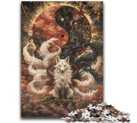 Puzzles pour Adultes 1000 pièces, Dieu Renard, pour Adolescents, Jeu Stimulant, idéal comme Cadeau pour Toute la Famille (26x38cm)