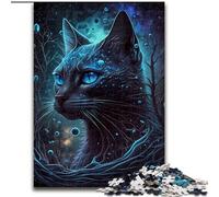 Puzzles pour Adultes 1000 pièces, Difficile, Chat Siamois, adapté aux Personnes de 14 Ans et Plus, Jeux éducatifs, Cadeaux du Père Noël Secret (Taille 26x38cm)