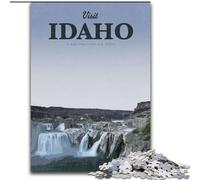 Puzzles pour Adultes 1000 pièces Difficiles à Visiter dans l'Idaho, pour et à partir de 14 Ans, Jouets éducatifs et éducatifs, Jeux en Famille, Cadeau d'anniversaire 50x75cm
