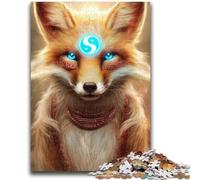 Puzzles pour Adultes 1000 pièces Difficiles Anime Fox God Jeux éducatifs Jouets à Faire soi-même Idéal comme Cadeau pour Toute la Famille 38x26cm
