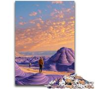 Puzzles pour Adultes 1000 pièces, Difficiles, Magnifiques Puzzles pour Adultes sur Une rivière de Montagne, idéal comme Cadeau pour Toute la Famille, adapté aux Enfants de 14 Ans et Plus (26x38cm)