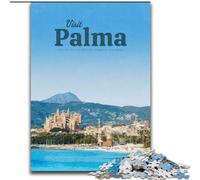 Puzzles pour Adultes 1000 pièces Difficiles Visite Palma, pour Jeu éducatif, défi, Jouet, décoration d'intérieur Unique et Cadeaux 26x38cm