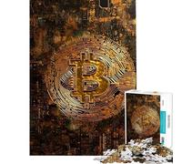 Puzzles pour Adultes 1000 pièces Digital Gold Rush Puzzles pour Adolescents Jeux de détente Analyse et logique Cadeaux de Noël et d'anniversaire (Taille 38x52cm)