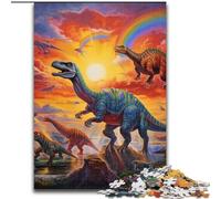 Puzzles pour Adultes 1000 pièces Dinosaur World Jigsaw Jeu de réflexion pour Adolescents, pour Une soirée de Jeux en Famille (Taille : 50x75cm)