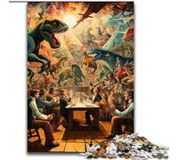 Puzzles pour Adultes 1000 pièces Dinosaur World Jigsaw Jeu interactif Familial, idéal pour Les Adolescents, Cadeau Casse-tête (Taille : 50x75cm)