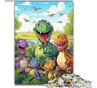 Puzzles pour Adultes 1000 pièces Dinosaur World Jigsaw Jeu pour Adultes Cadeau Jeu interactif Familial Défi cérébral Cadeau (Taille : 50x75cm)