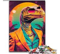 Puzzles pour Adultes 1000 pièces Dinosaure, Jouets éducatifs et éducatifs, Jeux familiaux, Anniversaires et Cadeaux Uniques (Taille 26x38cm)