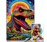 Puzzles pour Adultes 1000 pièces Dinosaures Anciens, Aidez Le Cerveau à exercer des Jouets addictifs pour cultiver la Patience Collection d'artistes, Beaux-Arts 38x26cm