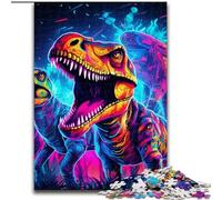 Puzzles pour Adultes 1000 pièces Dinosaures Anciens Puzzle en Carton Taille 26x38cm Casse-tête, Jeu pour Adultes, activité Interactive familiale