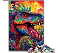 Puzzles pour Adultes 1000 pièces Dinosaures Anciens Puzzles 1000 pièces pour Adultes Casse-tête Stimulant pour Adolescents, soirée de Jeux en Famille Amusante (Taille 50x75cm)
