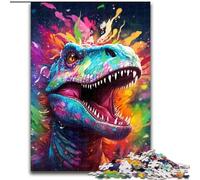 Puzzles pour Adultes 1000 pièces Dinosaures Anciens Puzzles en Carton, Casse-tête Stimulant pour Adolescents, Jeu interactif Amusant en Famille 1000 pièces(26x38cm)