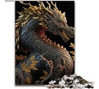 Puzzles pour Adultes 1000 pièces Dragon Brave, stimulez Votre Cerveau, Jouets addictifs pour cultiver la Patience et améliorer la mémoire (Taille 26x38cm)