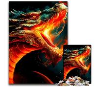 Puzzles pour Adultes 1000 pièces Dragon Fantastique Puzzle en Bois Cassetête éducatif Décoration Artistique pour la Maison et Le Bureau 14 Ans 1000 pièces (75 x 50 cm)