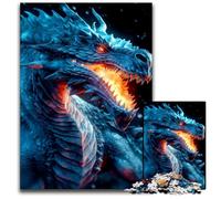 Puzzles pour Adultes 1000 pièces Dragon Fantastique Puzzles en Papier Jeu de décoration à Faire soimême Jouet interactif Familial 1000 pièces (38 x 26 cm)