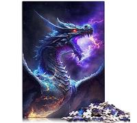 Puzzles pour Adultes 1000 pièces Dragon Règle de la Galaxie Premium 100% Planche recyclée Casse-tête pour Adultes 26x38 cm