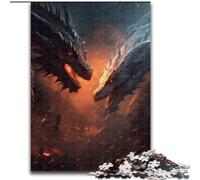 Puzzles pour Adultes 1000 pièces Dragon Volant, Jouets éducatifs, Jeux Anti-Stress, Interaction Parent-Enfant (Taille 26x38cm)