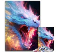 Puzzles pour Adultes 1000 pièces Dragons Quest Puzzles pour Adultes Casse-tête Haute difficulté pour Adolescents 50 x 75 cm