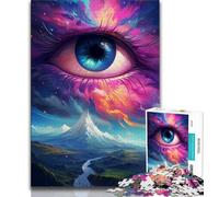 Puzzles pour Adultes 1000 pièces Dream Art Eyes Teenager Jigsaw, Cadeau Amusant et activité pour la Maison, Jouet pour Les Jours de Pluie (Taille 38x26cm)